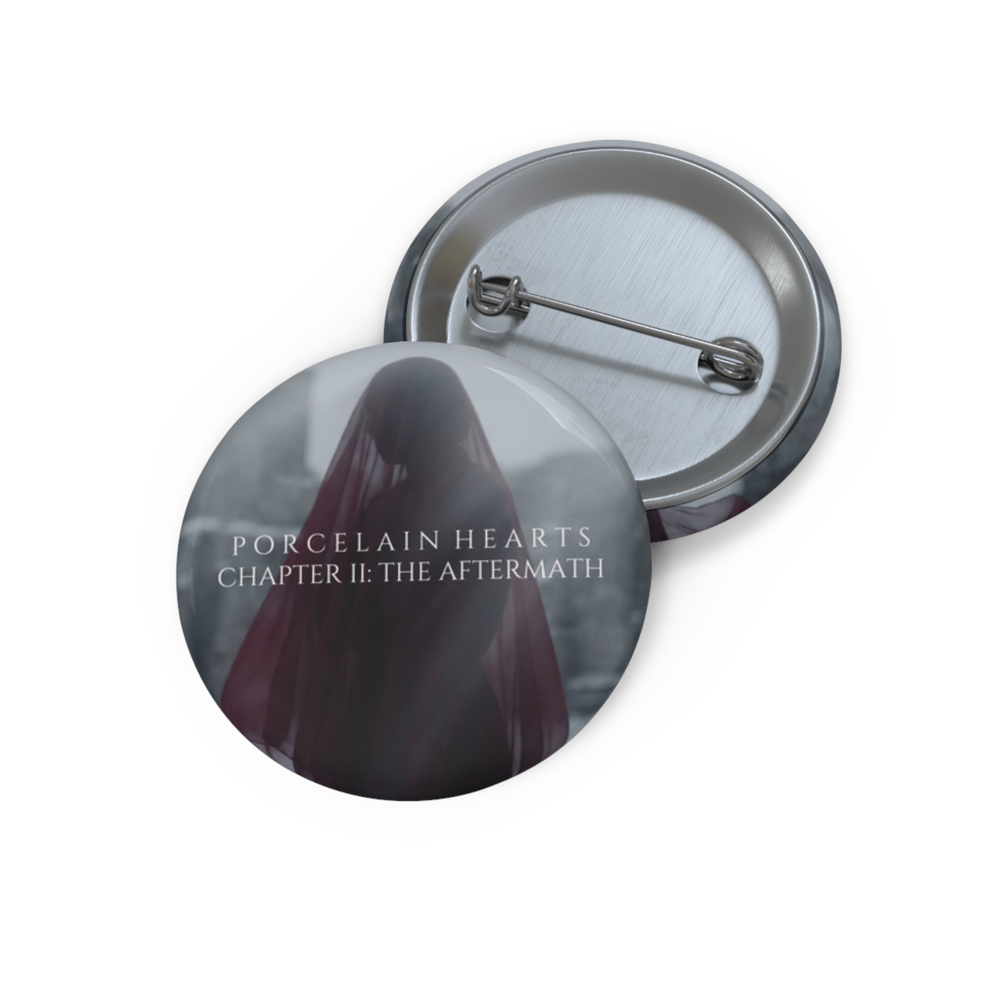 PORCELAIN HEARTS Button Pin - Chapter II: The Aftermath