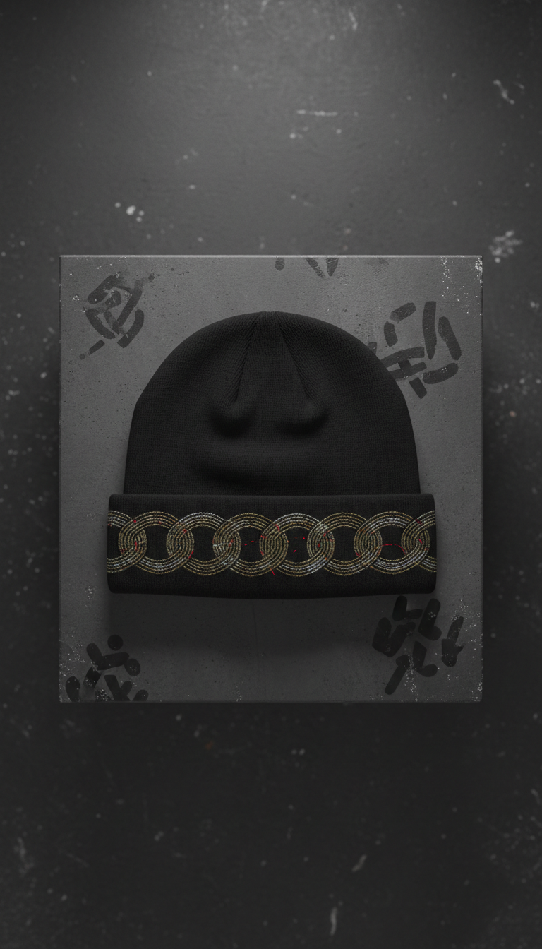 Matte Black Band Hoodie